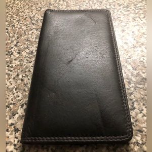 New- Black Leather Executive Traveling Wallet